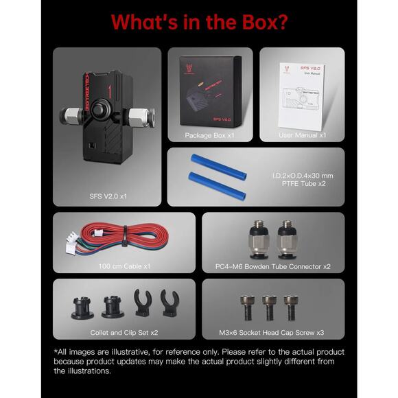 BIGTREETECH Smart Filament Runout Sensor V2.0 BTT SFS Filament Detector - Picture 3 of 10